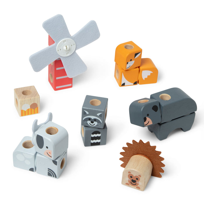 Blockables™ Play Sets Farm Friends and Woodland Friends 2-Pack Bundle P8