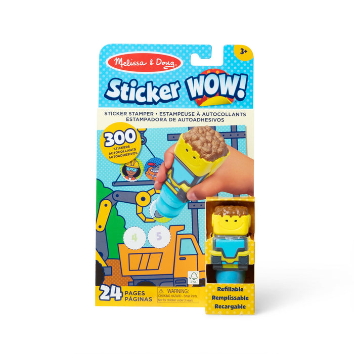 Sticker WOW!™ Activity Pad & Sticker Stamper - Bulldozer N5