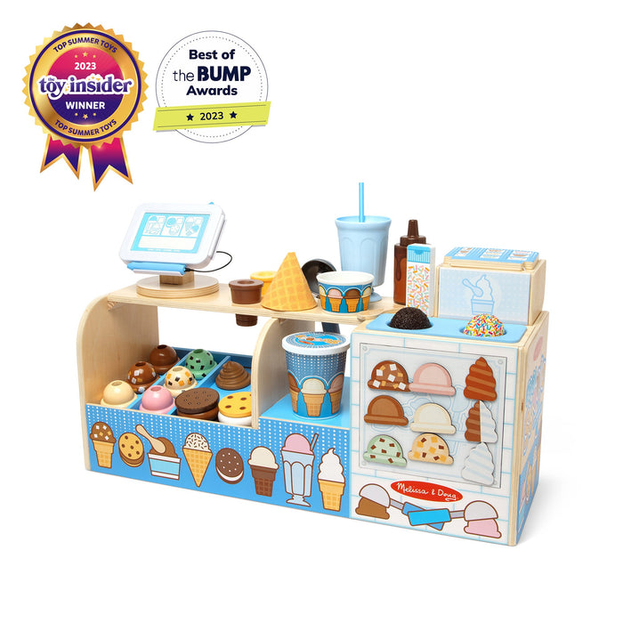 Wooden Cool Scoops Ice Creamery E0