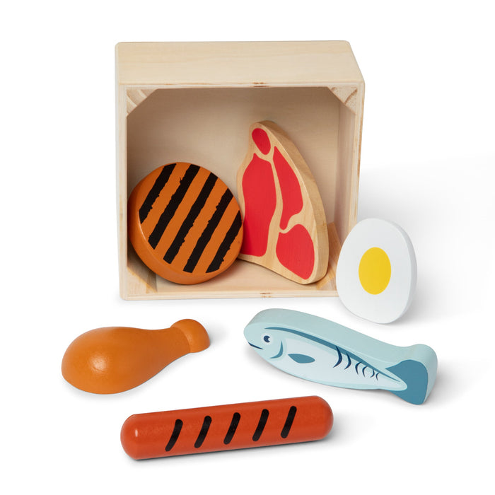 Wooden Food Groups Play Set – Protein Q1