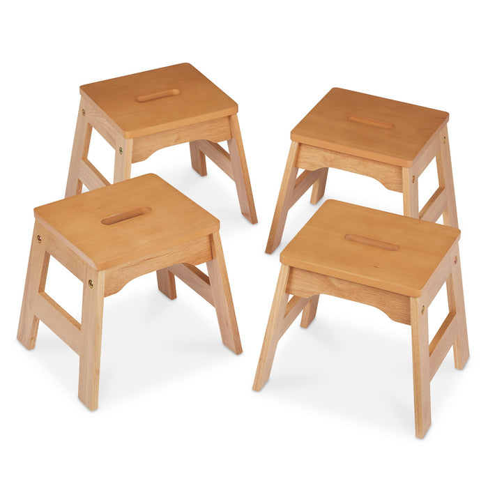 Wooden Stools – Set of 4 I5