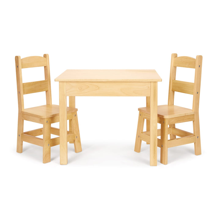 Wooden Table & Chairs - Natural K6