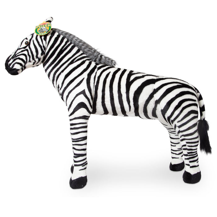 Zebra Lifelike Plush Stuffed Animal V1