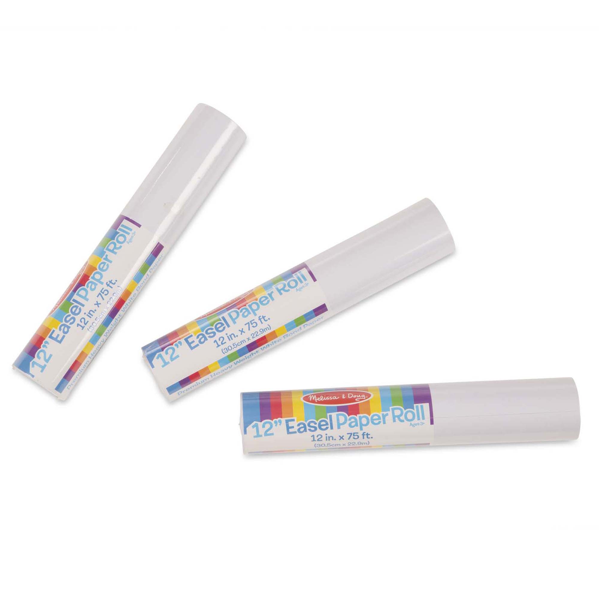 12-Inch Easel Paper Roll 3-Pack K8