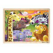 African Plains Wooden Jigsaw Puzzle - 24 Pieces A9