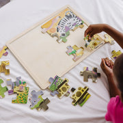 African Plains Wooden Jigsaw Puzzle - 24 Pieces A9