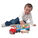 Alphabet Blocks Wooden Truck H8