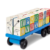 Alphabet Blocks Wooden Truck H8