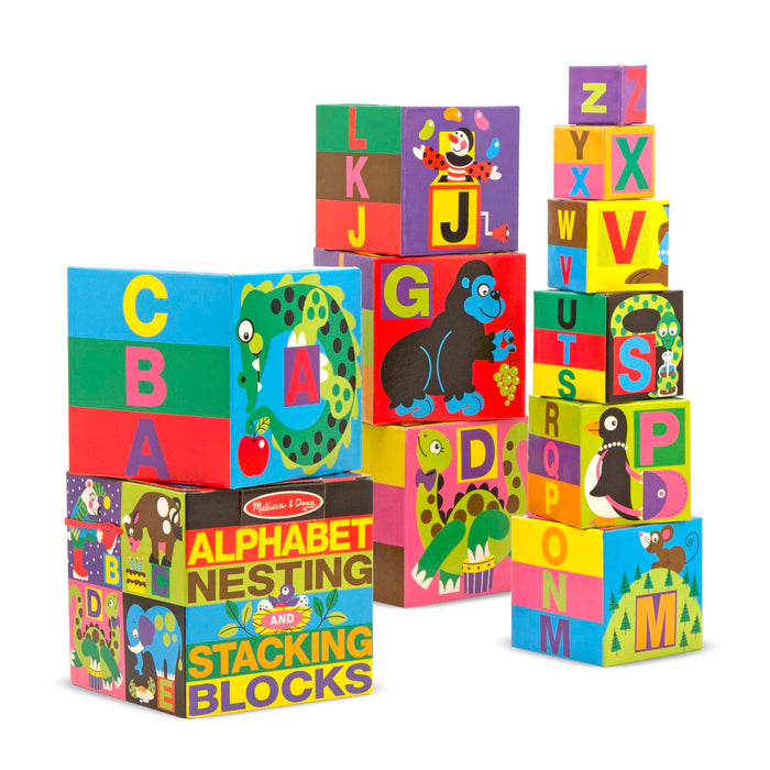 Alphabet Nesting and Stacking Blocks I8