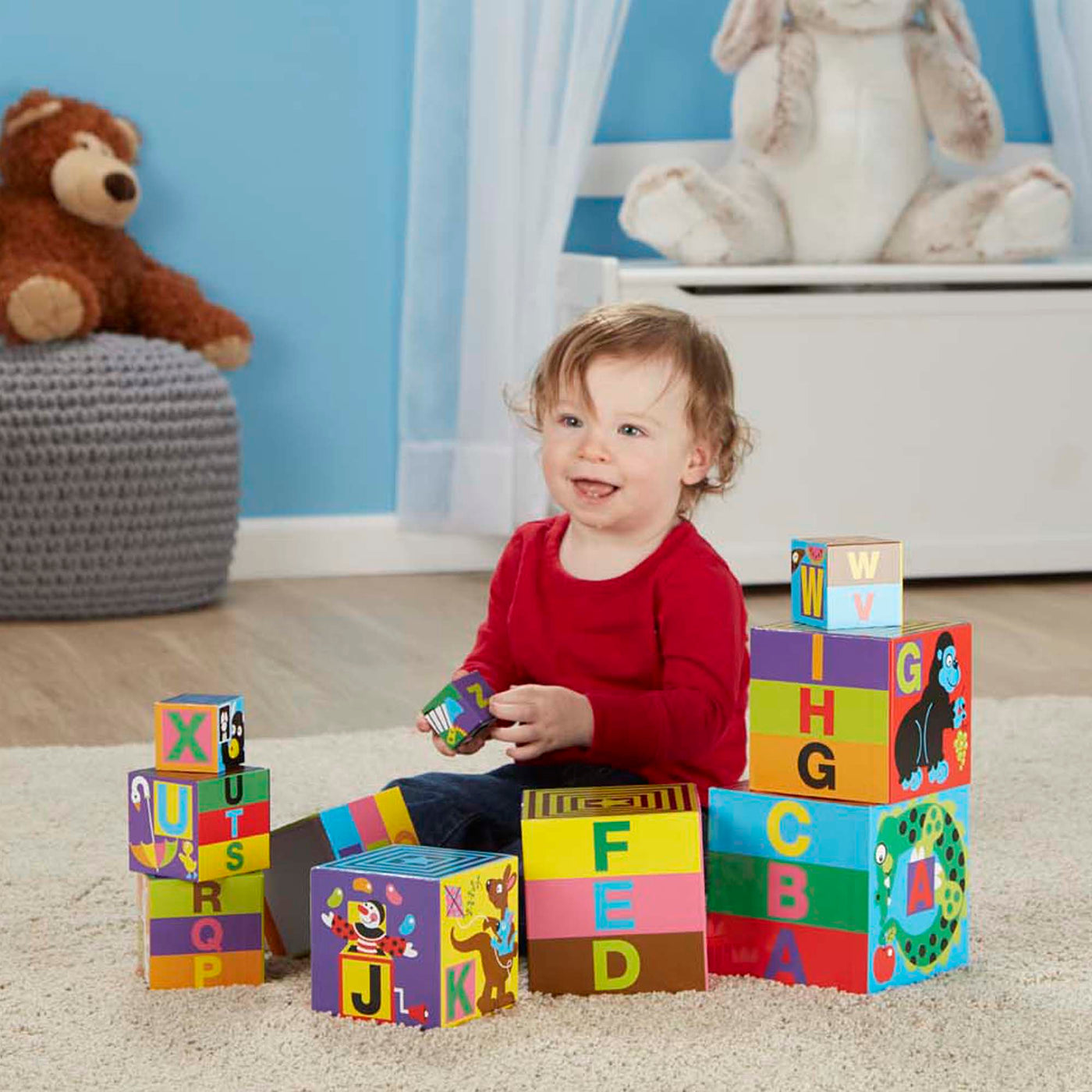 Alphabet Nesting and Stacking Blocks I8