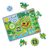 Animal Chase I-Spy Wooden Gear Puzzle Y4