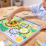 Animal Chase I-Spy Wooden Gear Puzzle Y4
