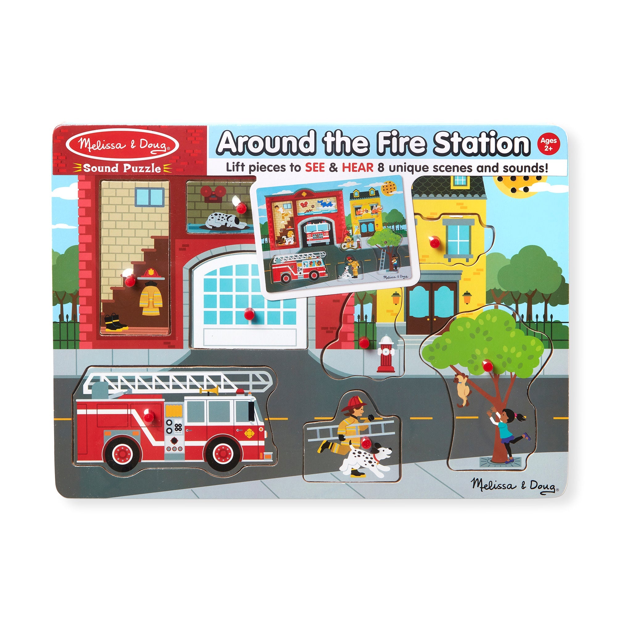 Around the Fire Station Sound Puzzle - 8 Pieces M5