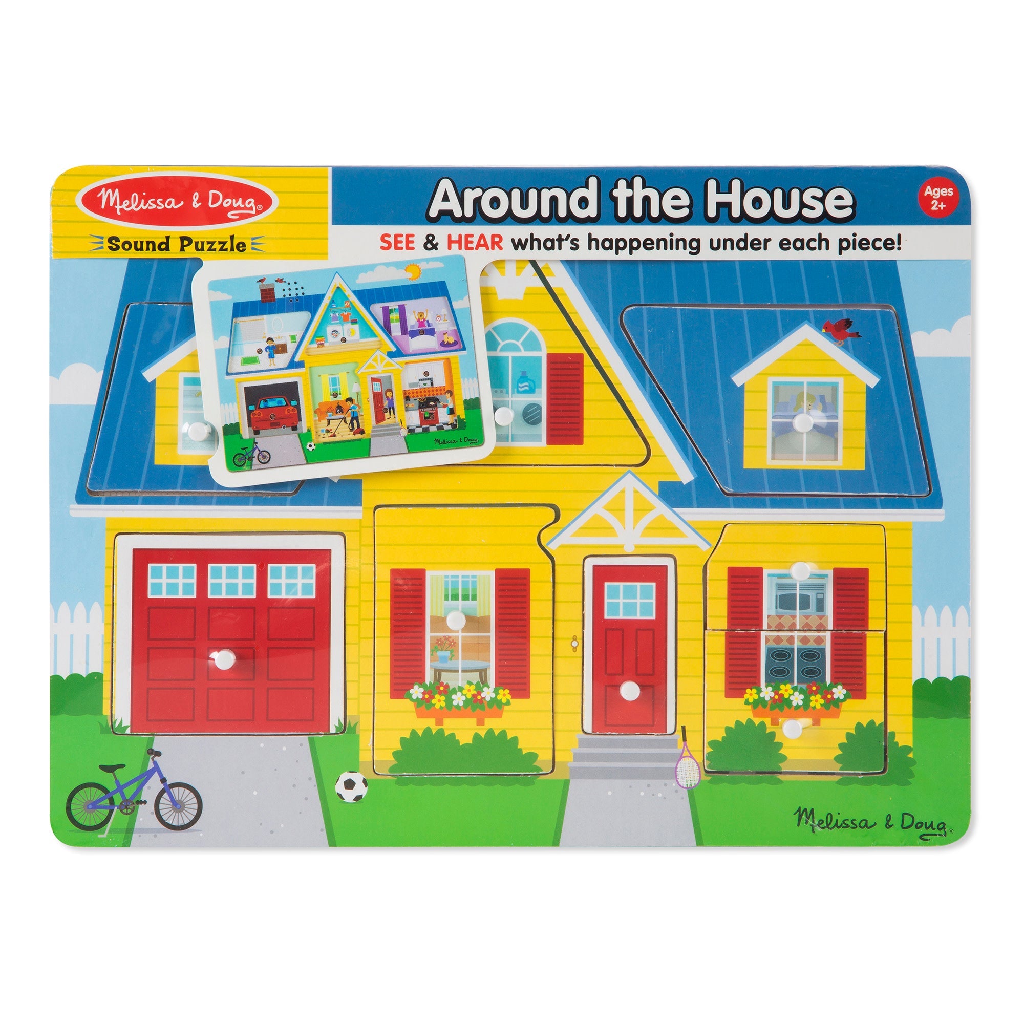Around the House Sound Puzzle - 8 Pieces V9