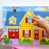 Around the House Sound Puzzle - 8 Pieces V9
