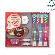 Bake & Decorate Wooden Cupcake Play Set W8