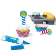 Bake & Decorate Wooden Cupcake Play Set W8