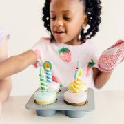 Bake & Decorate Wooden Cupcake Play Set W8