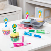 Bake & Decorate Wooden Cupcake Play Set W8