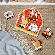 Barnyard Animals Jumbo Knob Puzzle - 3 Pieces Q0