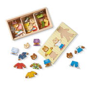 Bear Family Dress-Up Puzzle - 45 Pieces H5