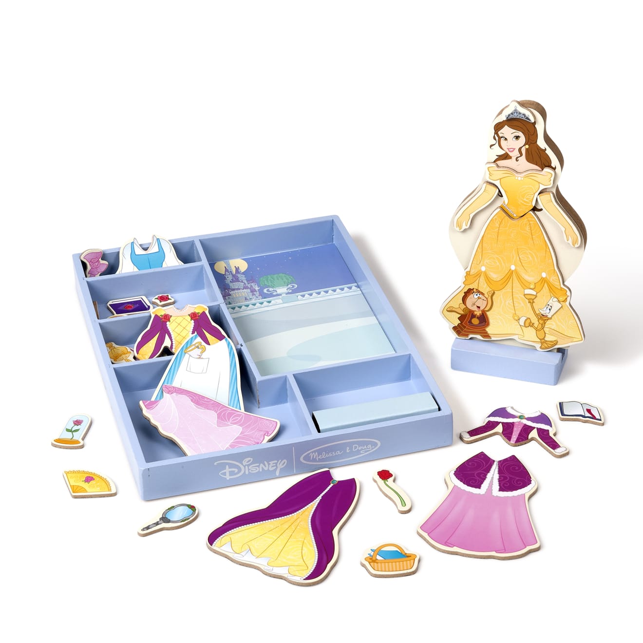 Belle Wooden Magnetic Dress-Up M4