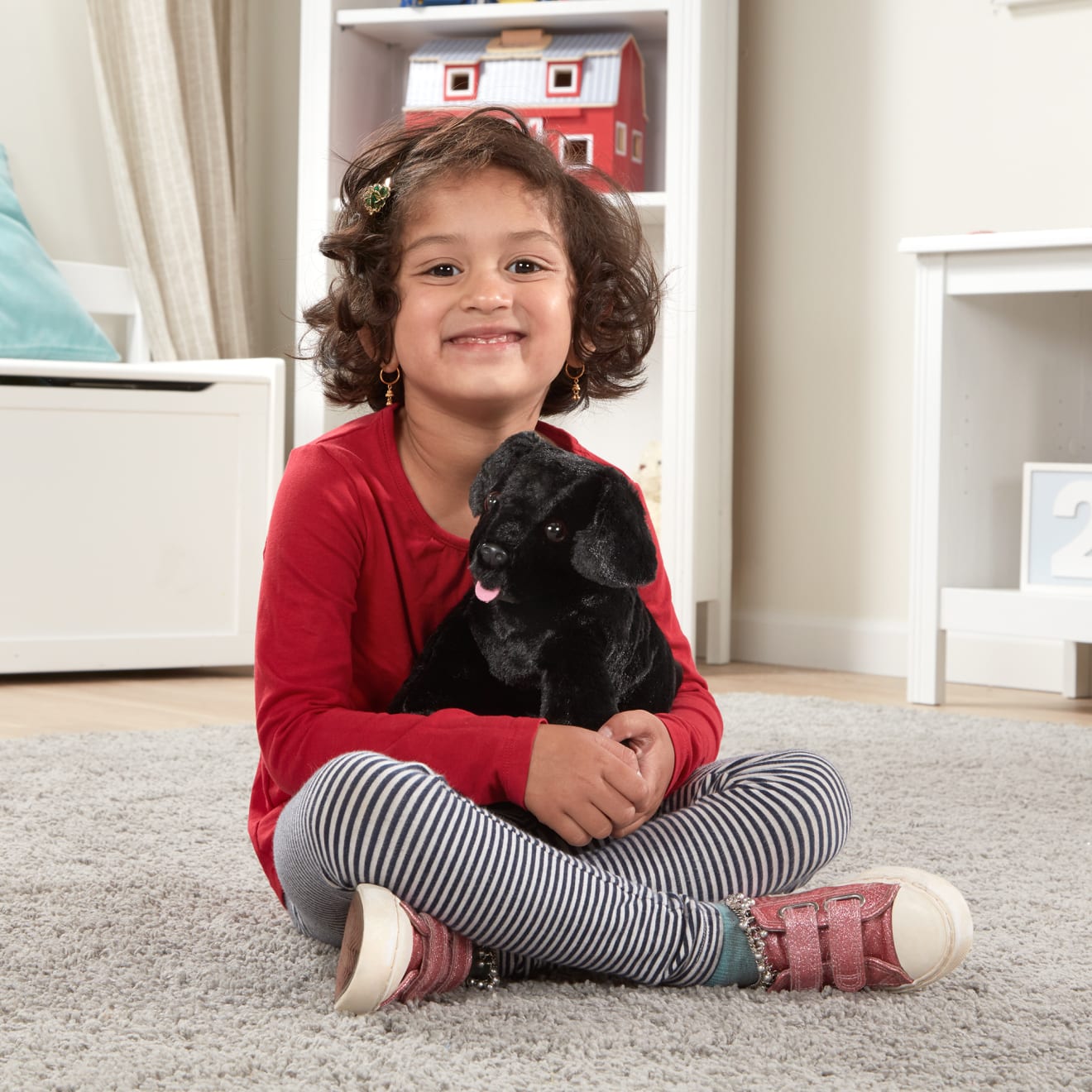 Benson Black Lab Puppy Dog Stuffed Animal G1