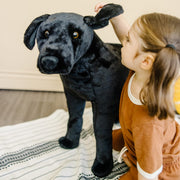 Black Lab Giant Stuffed Animal C4