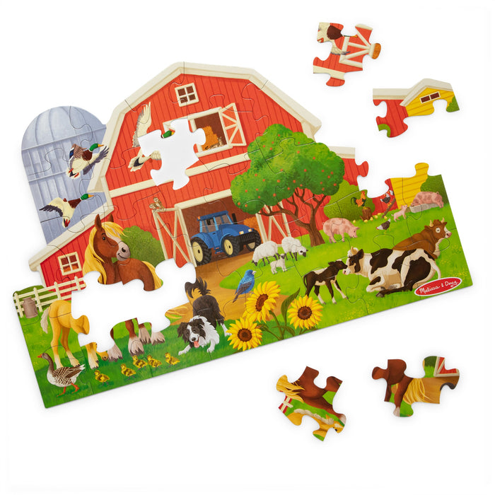 Busy Barn Shaped Floor Puzzle - 32 Pieces F4