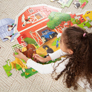 Busy Barn Shaped Floor Puzzle - 32 Pieces F4