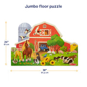 Busy Barn Shaped Floor Puzzle - 32 Pieces F4