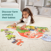 Busy Barn Shaped Floor Puzzle - 32 Pieces F4