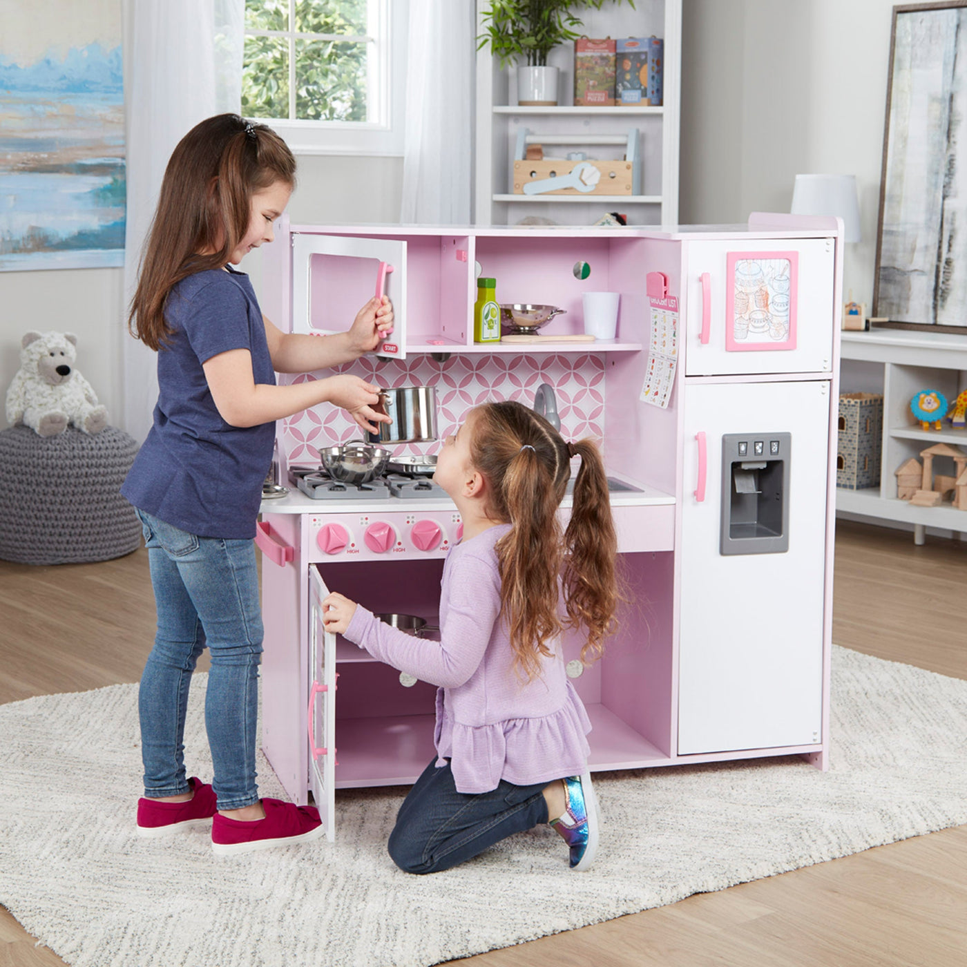 Chef's Kitchen Wooden Activity Center X2
