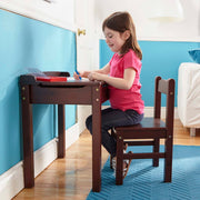 Child's Lift-Top Desk & Chair - Espresso B4