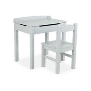 Child's Lift-Top Desk & Chair - Gray T5