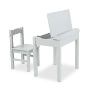 Child's Lift-Top Desk & Chair - Gray T5