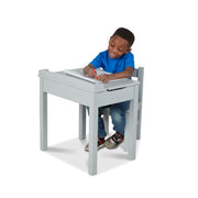 Child's Lift-Top Desk & Chair - Gray T5
