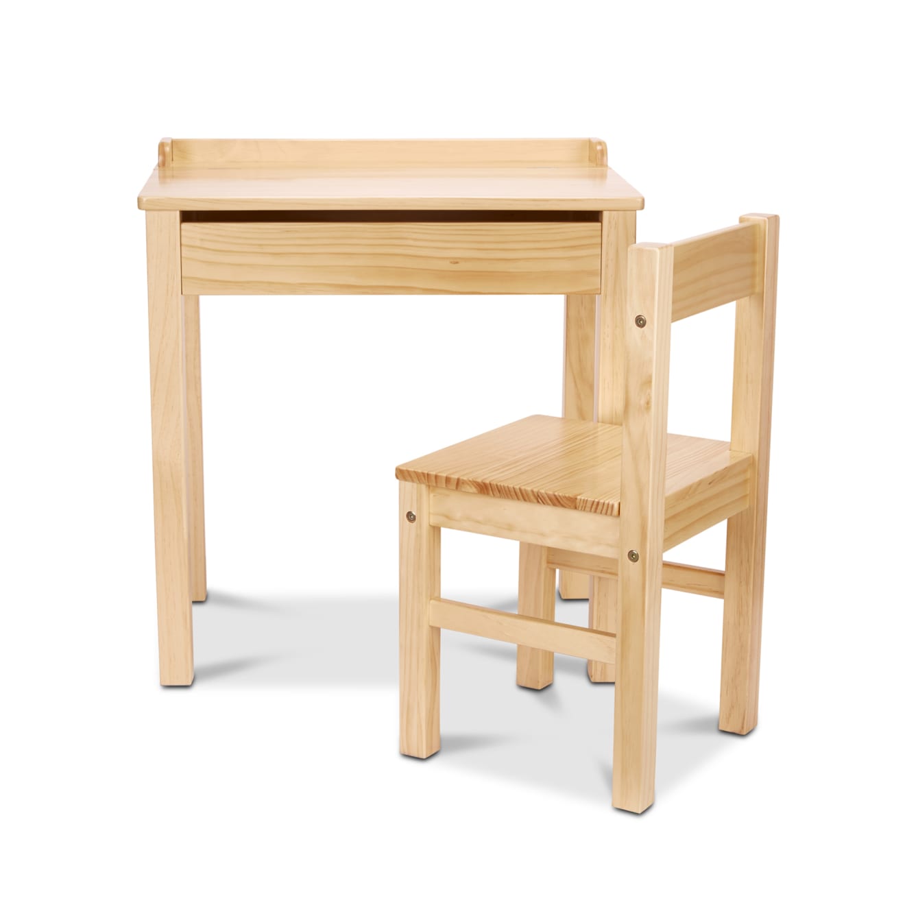 Child's Lift-Top Desk & Chair - Honey E4