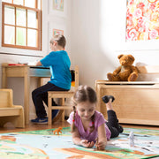 Child's Lift-Top Desk & Chair - Honey E4