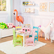 Child’s Crown Armchair – Pink Faux Leather R6