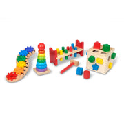 Classic Rainbow Learning Toys X9