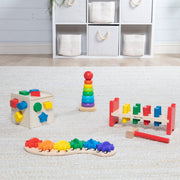 Classic Rainbow Learning Toys X9