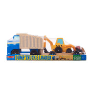 Classic Toy Dump Truck & Loader Q7
