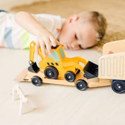 Classic Toy Dump Truck & Loader Q7