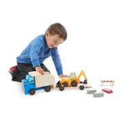 Classic Toy Dump Truck & Loader Q7