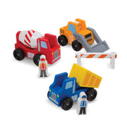 Classic Wooden Toy Construction Vehicle Set Z5
