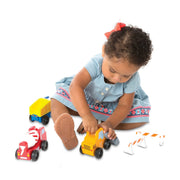 Classic Wooden Toy Construction Vehicle Set Z5