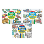 Coloring Pad 3-Pack: Animals, Vehicles, Multi-Theme S5