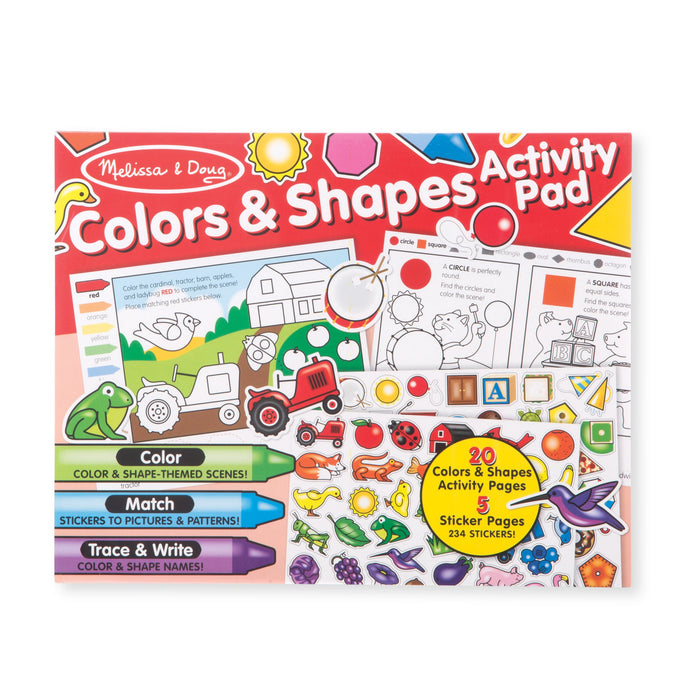 Colors & Shapes Activity Pad X7
