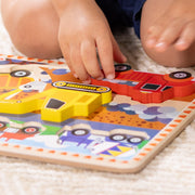 Construction Chunky Puzzle - 6 Pieces B6